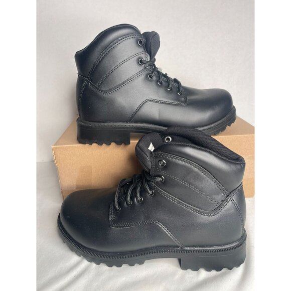 Brahma Escott Oil Resistant Sole Work Boots Black Size 7.5W New w/o Box - Picture 2 of 6